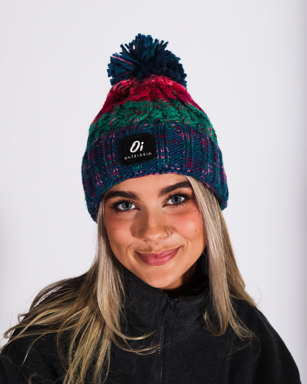 Outside In Pom Pom Hat | Retro Pop