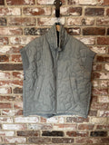 Rino & Pelle Caitlyn Quilted Cape in Green Ash