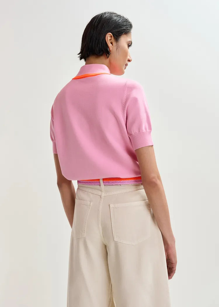 Essentiel Jonda Contrast Colour Polo