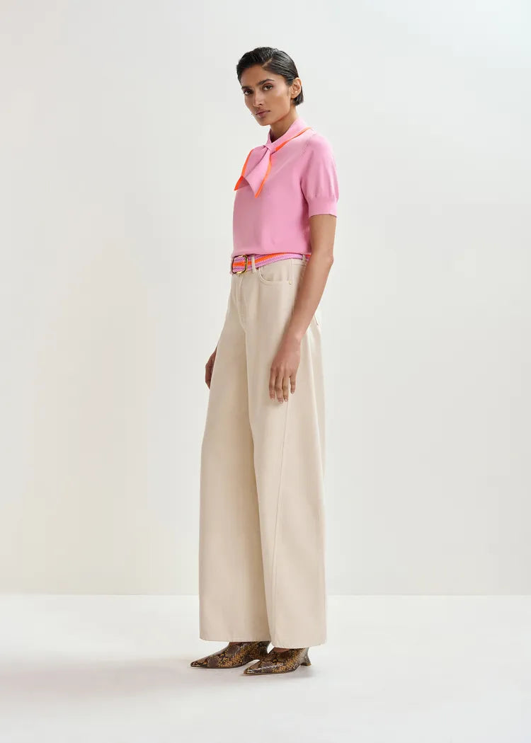 Essentiel Jonda Contrast Colour Polo