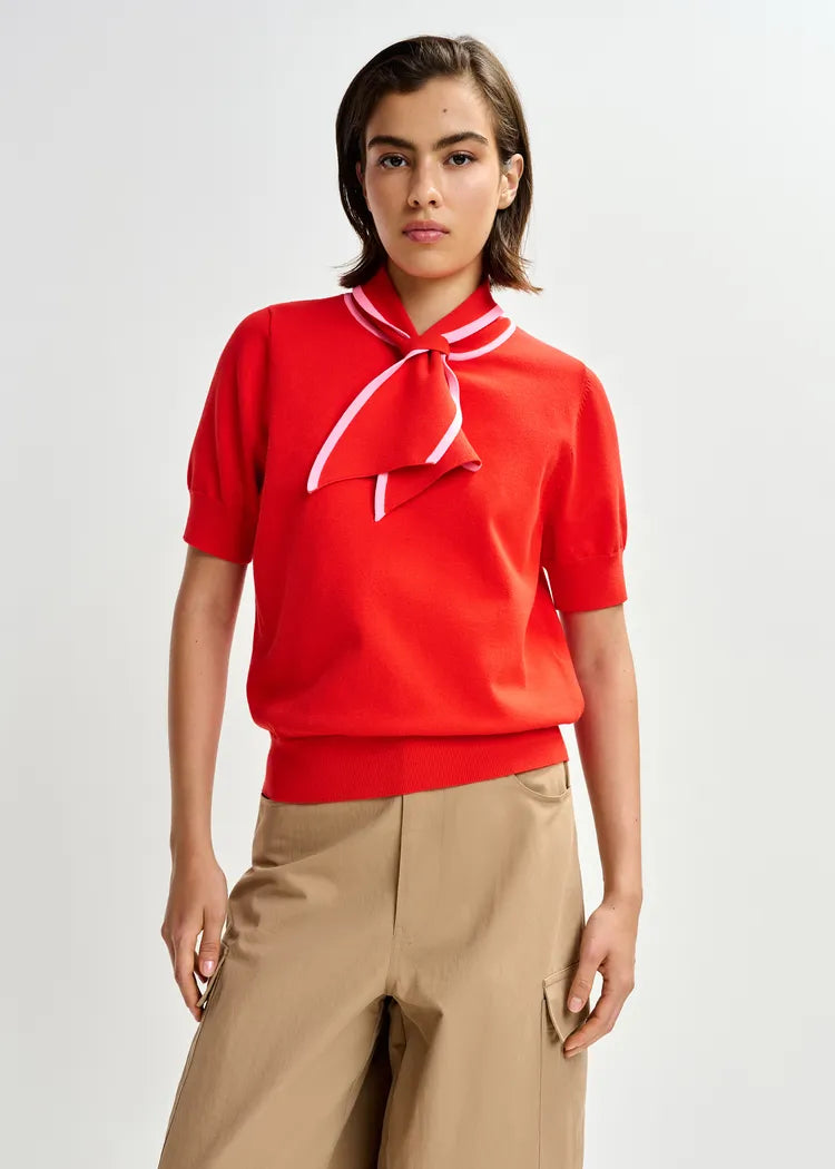 Essentiel Jonda Contrast Colour Polo