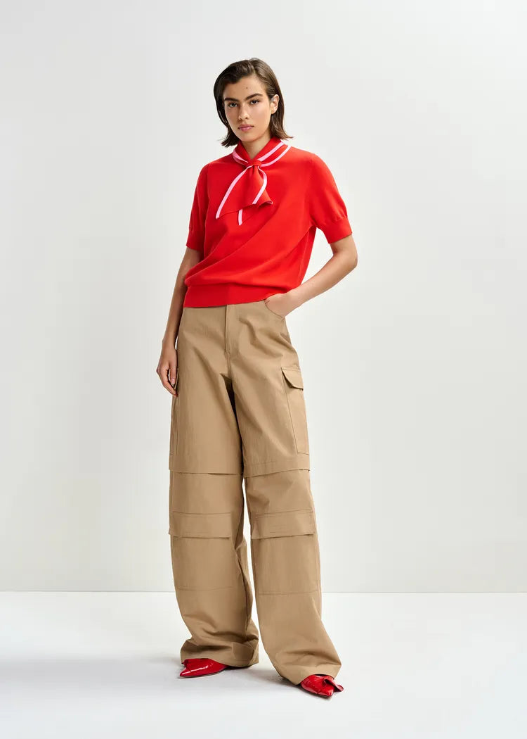 Essentiel Jonda Contrast Colour Polo