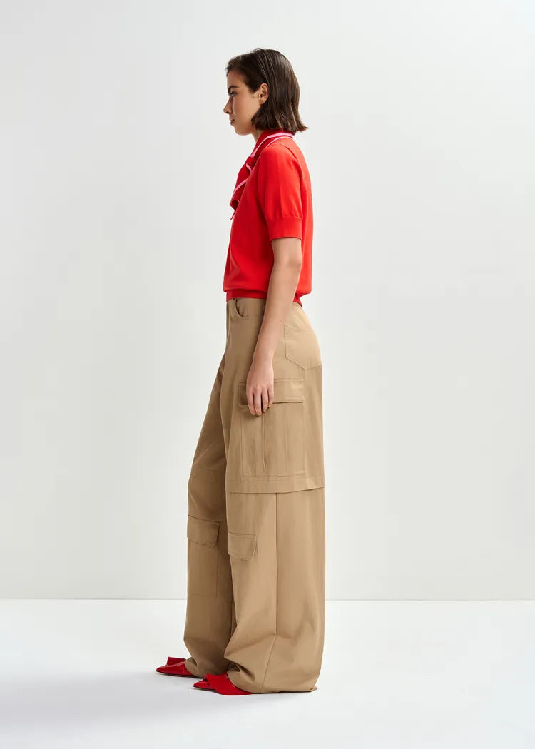 Essentiel Jonda Contrast Colour Polo
