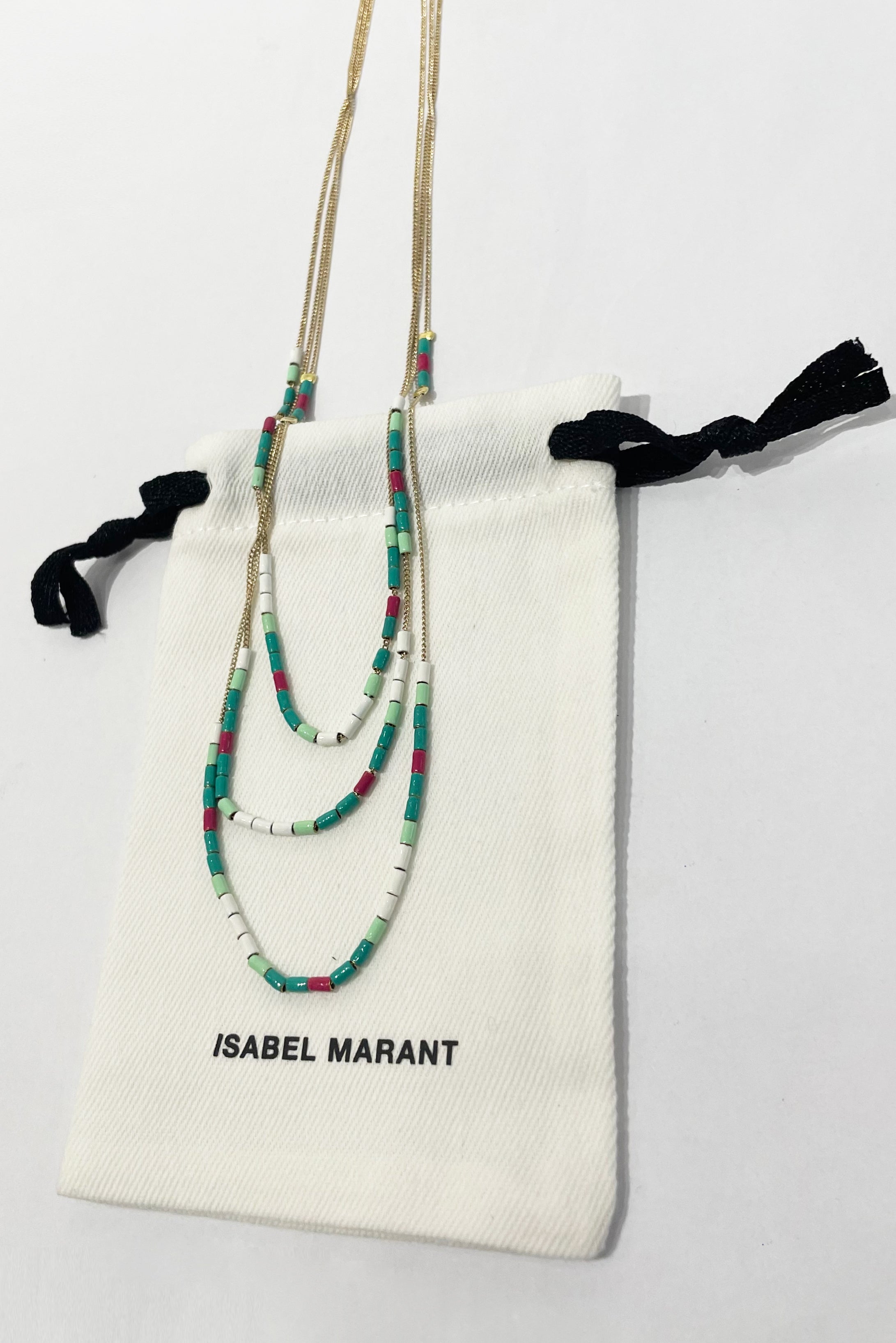 Isabel Marant New Colour Stripe Necklace