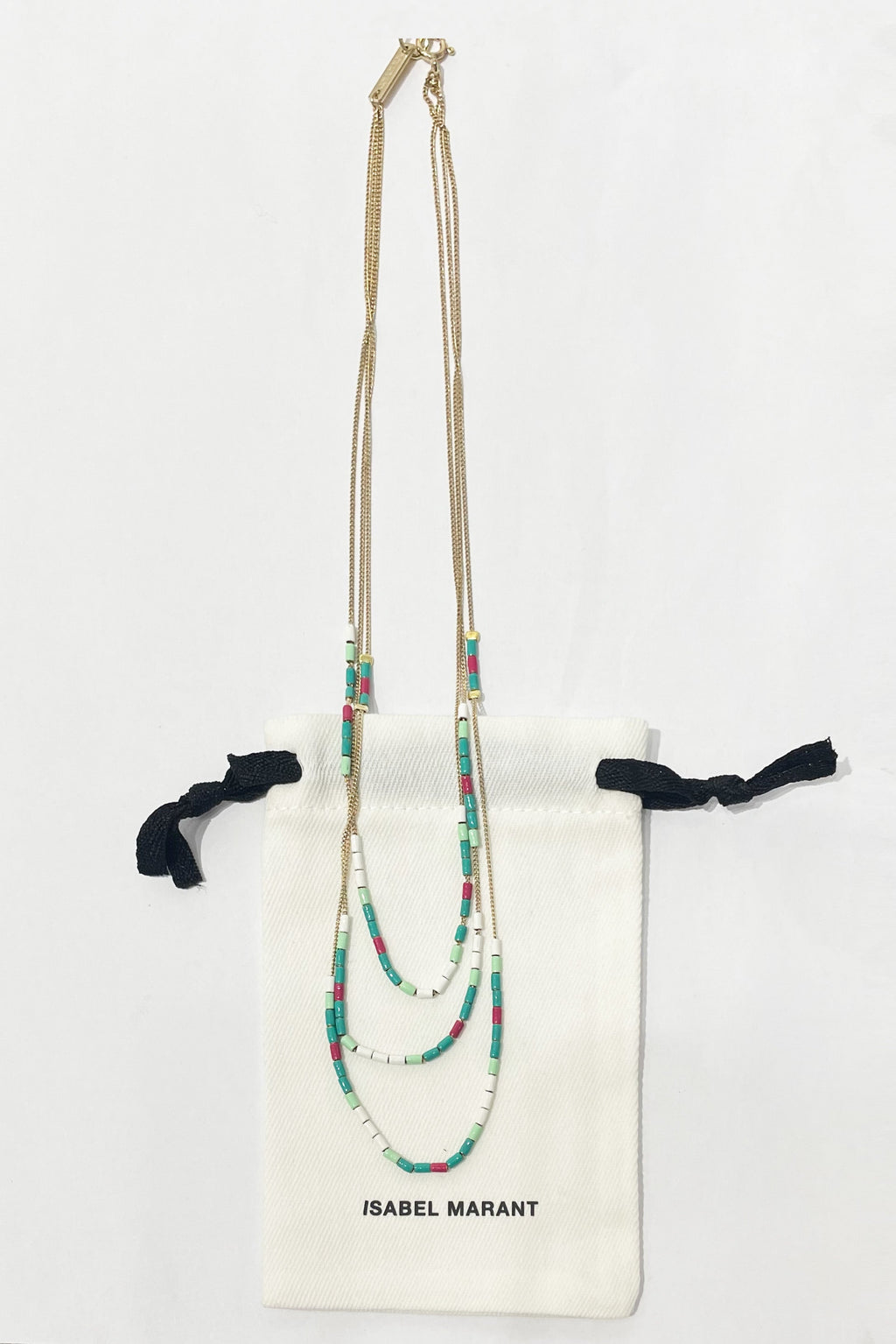 Isabel Marant New Colour Stripe Necklace