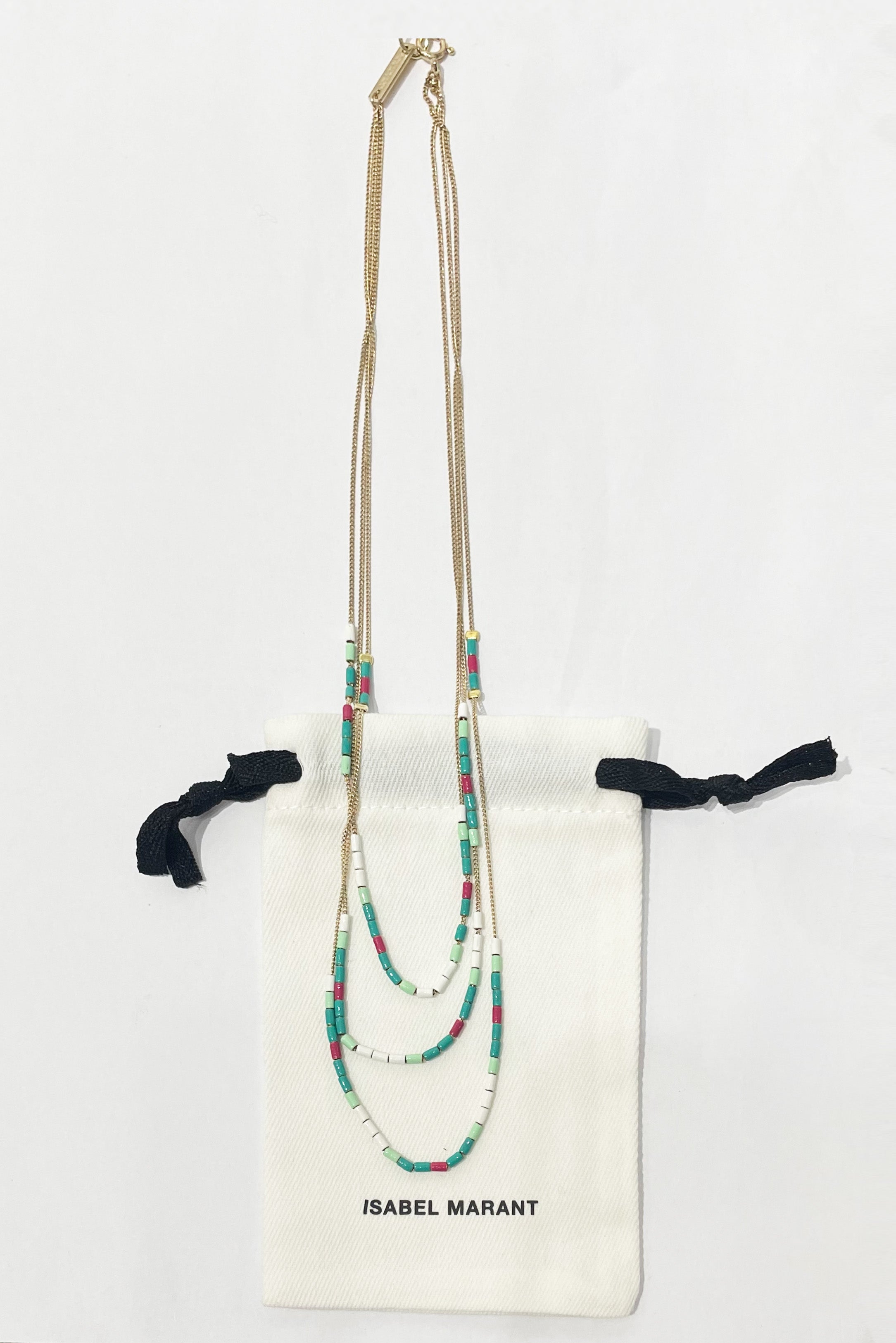 Isabel Marant New Colour Stripe Necklace