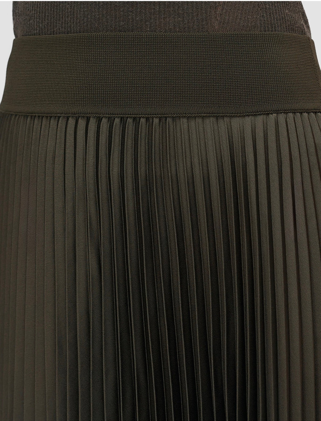Joseph Ade Knit Weave Plissé Skirt