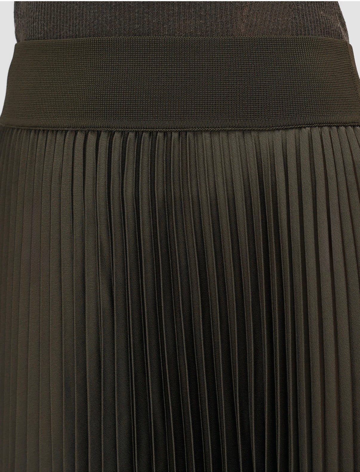 Joseph Ade Knit Weave Plissé Skirt