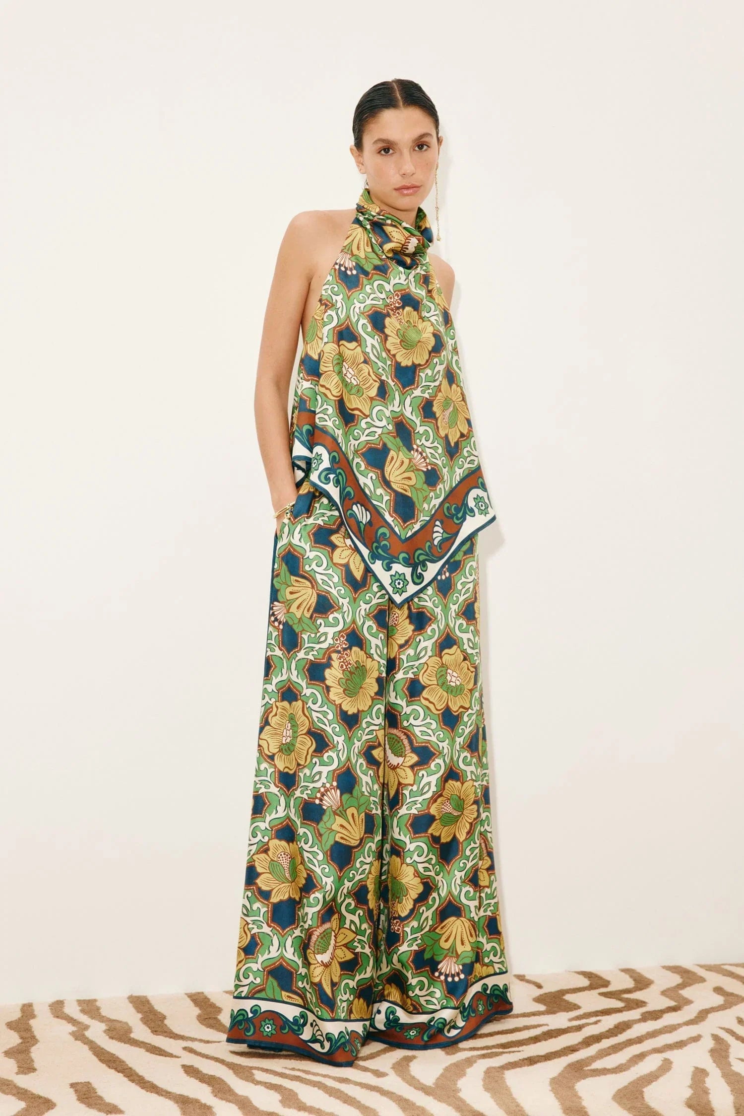 ALEMAIS LIANA SILK TOP