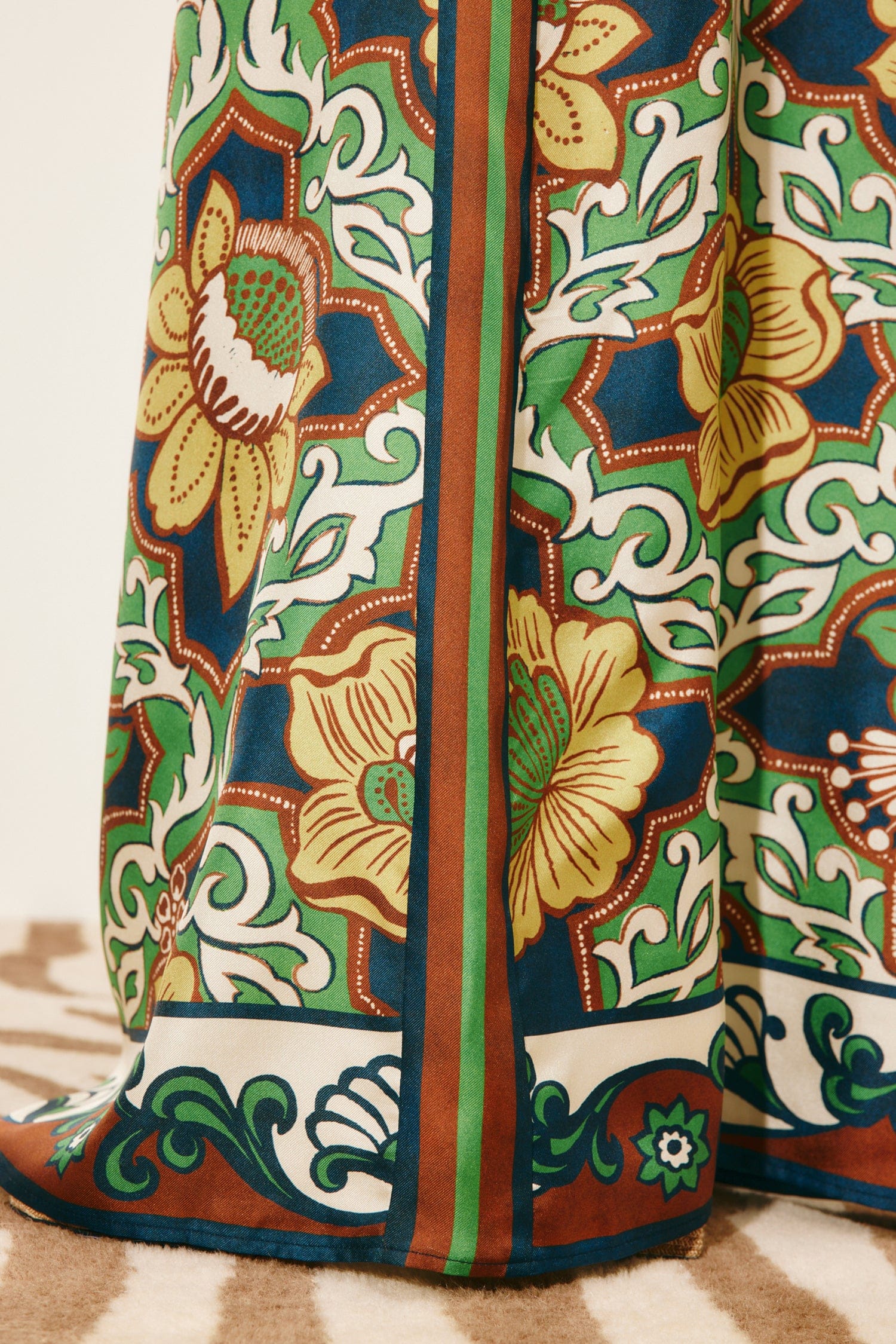 ALEMAIS LIANA SILK PALAZZO PANT
