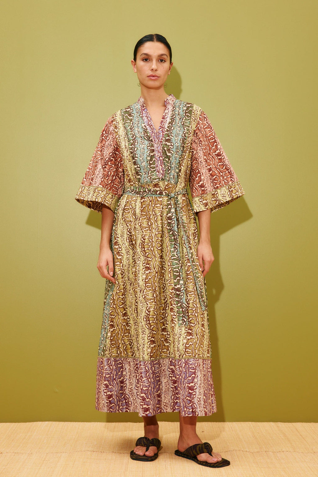 ALEMAIS VARNA MIDI DRESS