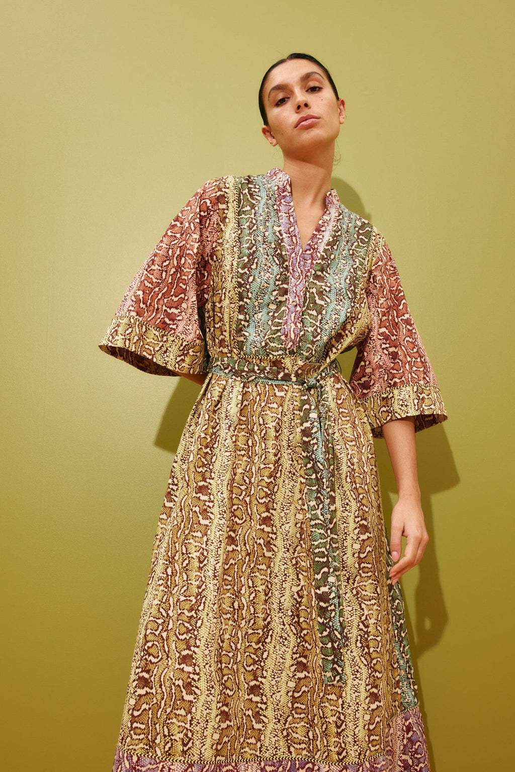 ALEMAIS VARNA MIDI DRESS