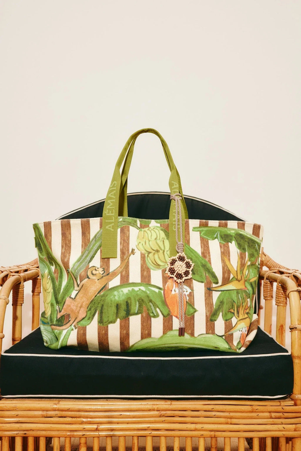 ALEMAIS TOUCAN TANGO CANVAS BEACH TOTE