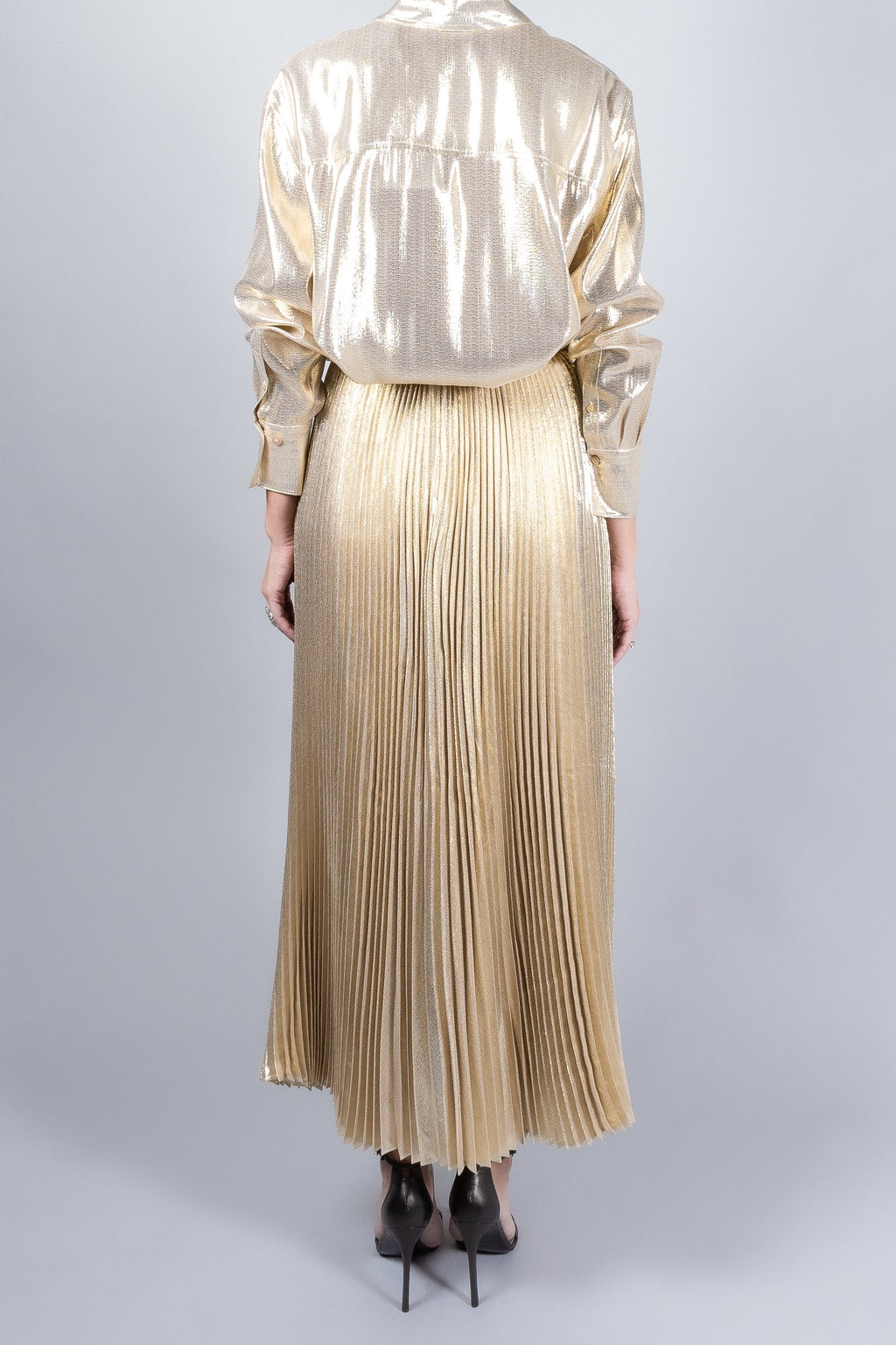 Joseph Essai Lamé Skirt