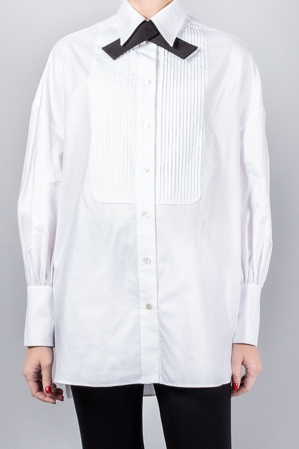Joseph Ferrus Tuxedo Blouse