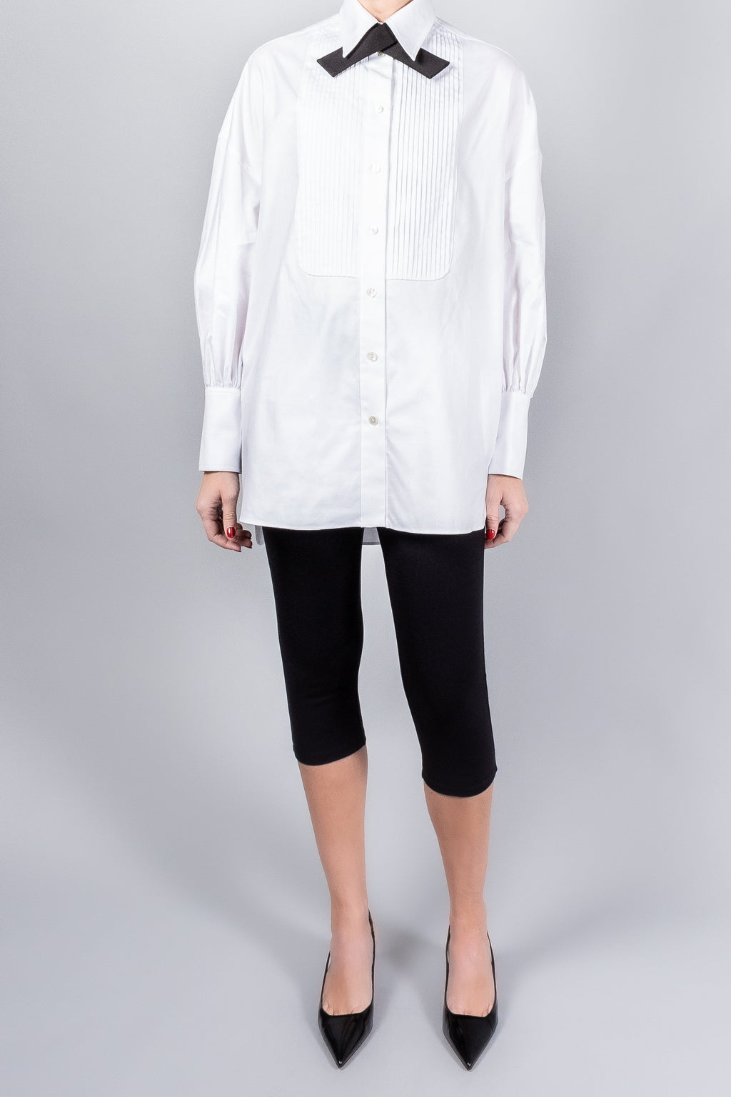 Joseph Ferrus Tuxedo Blouse