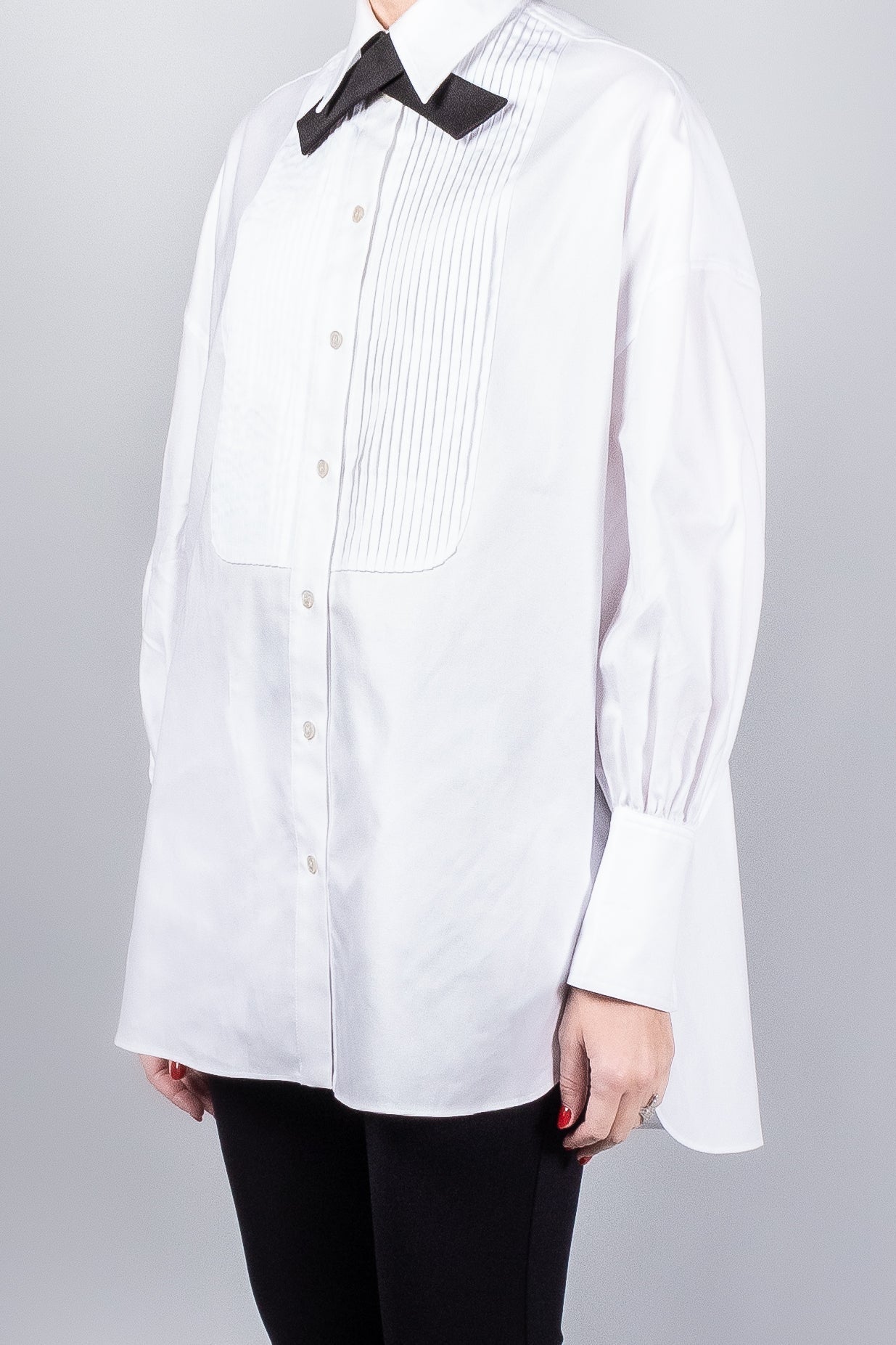 Joseph Ferrus Tuxedo Blouse
