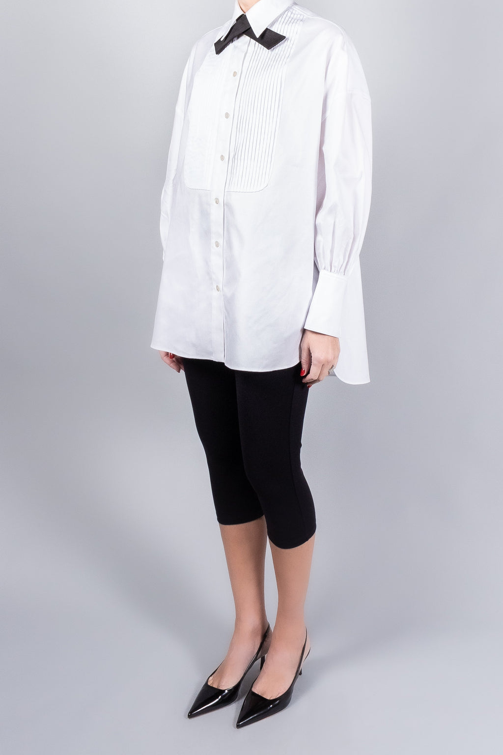 Joseph Ferrus Tuxedo Blouse