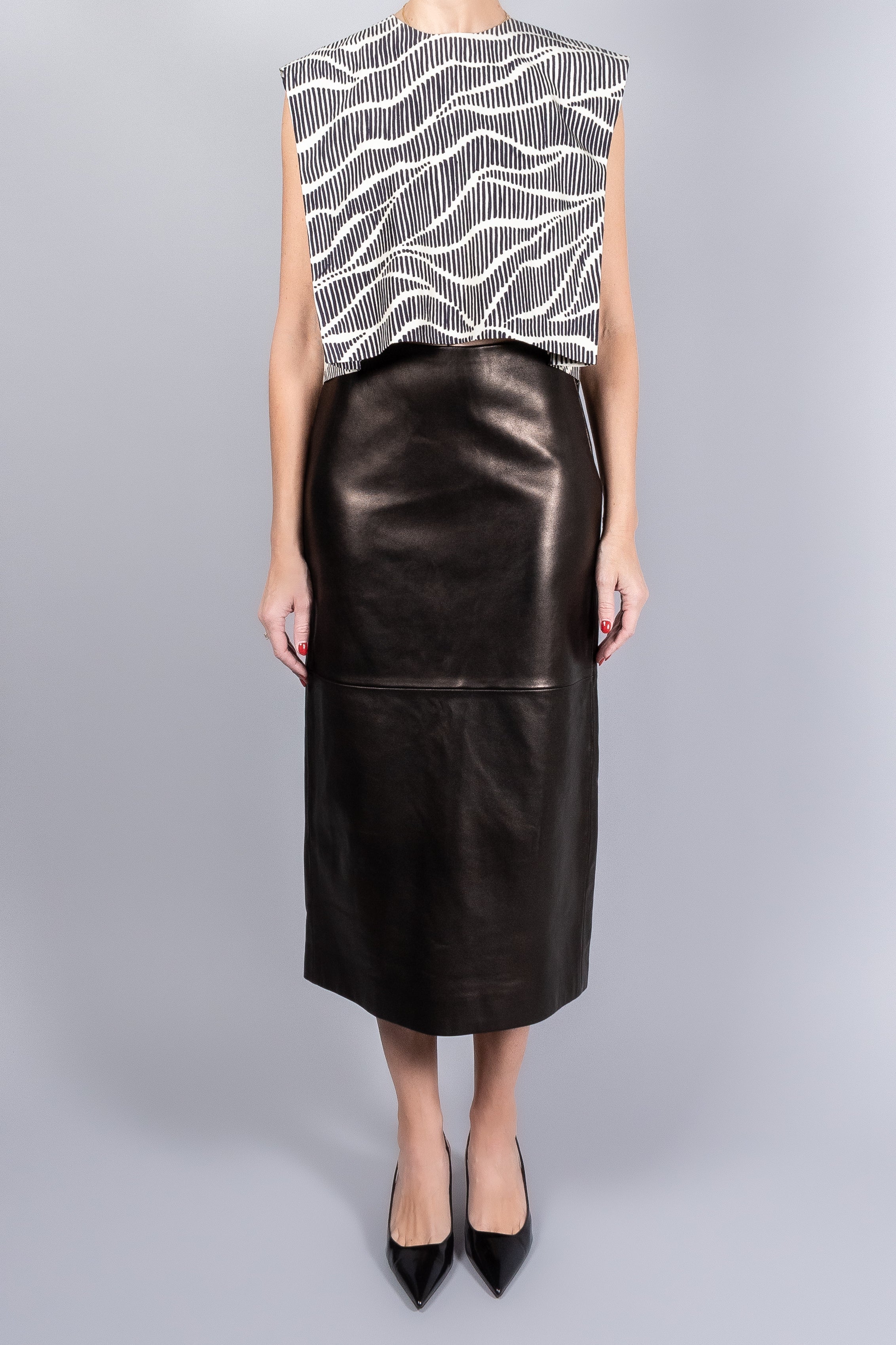 Kallmeyer Emilee Leather Skirt
