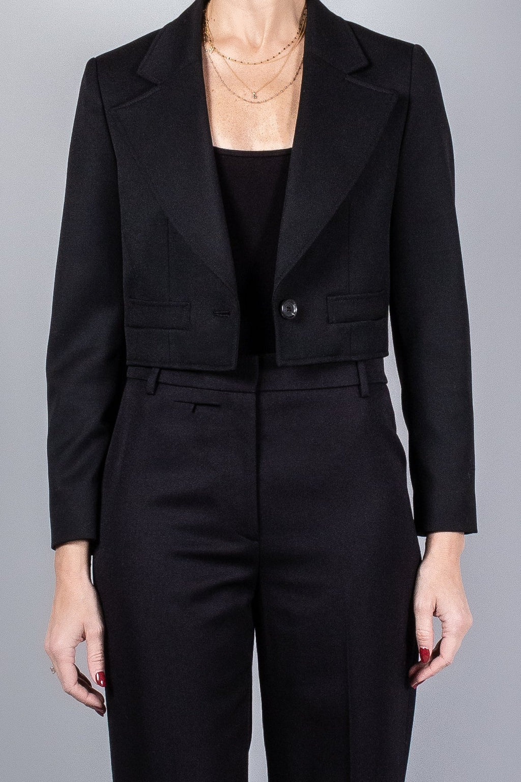 Nili Lotan Belino Cropped Jacket