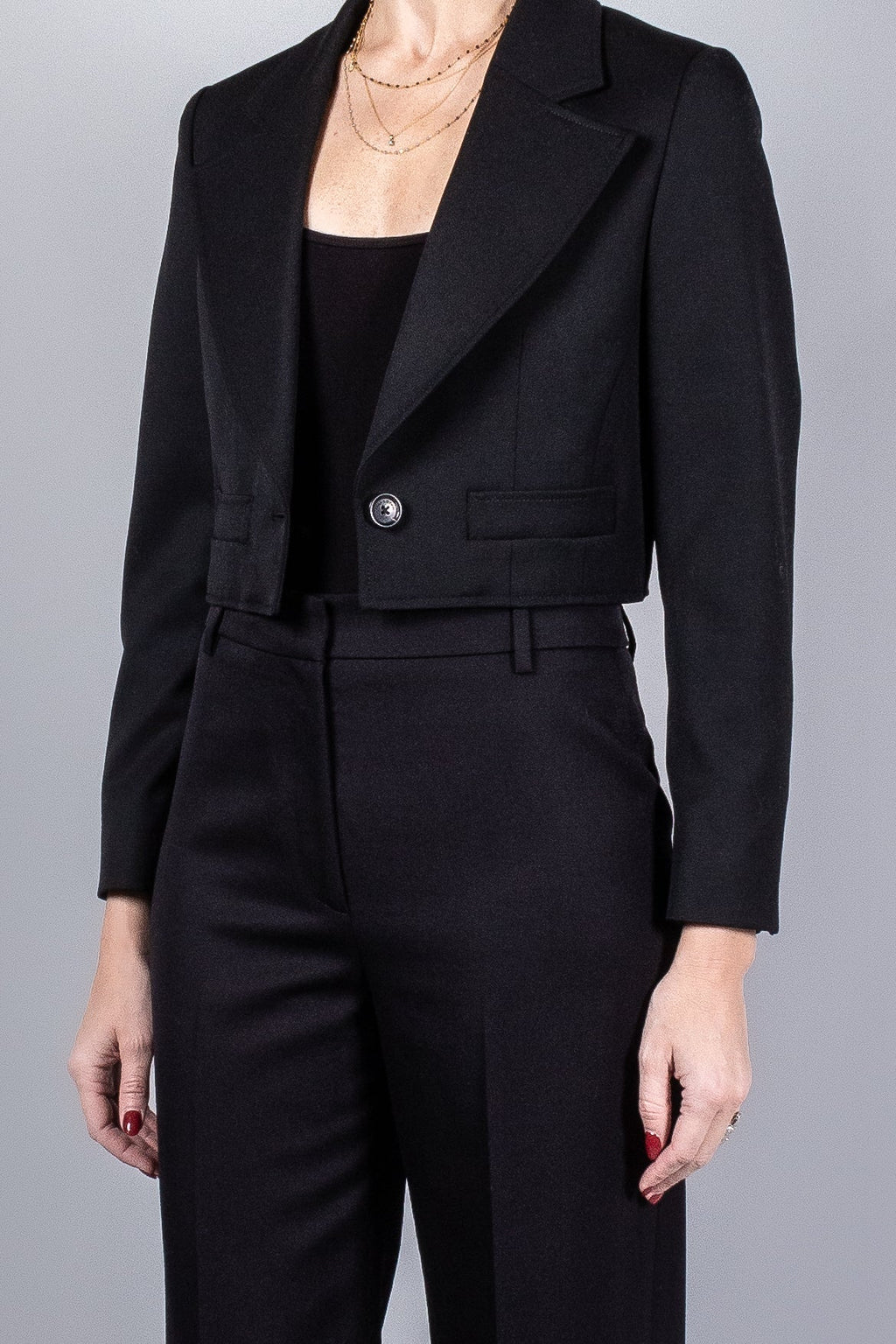 Nili Lotan Belino Cropped Jacket