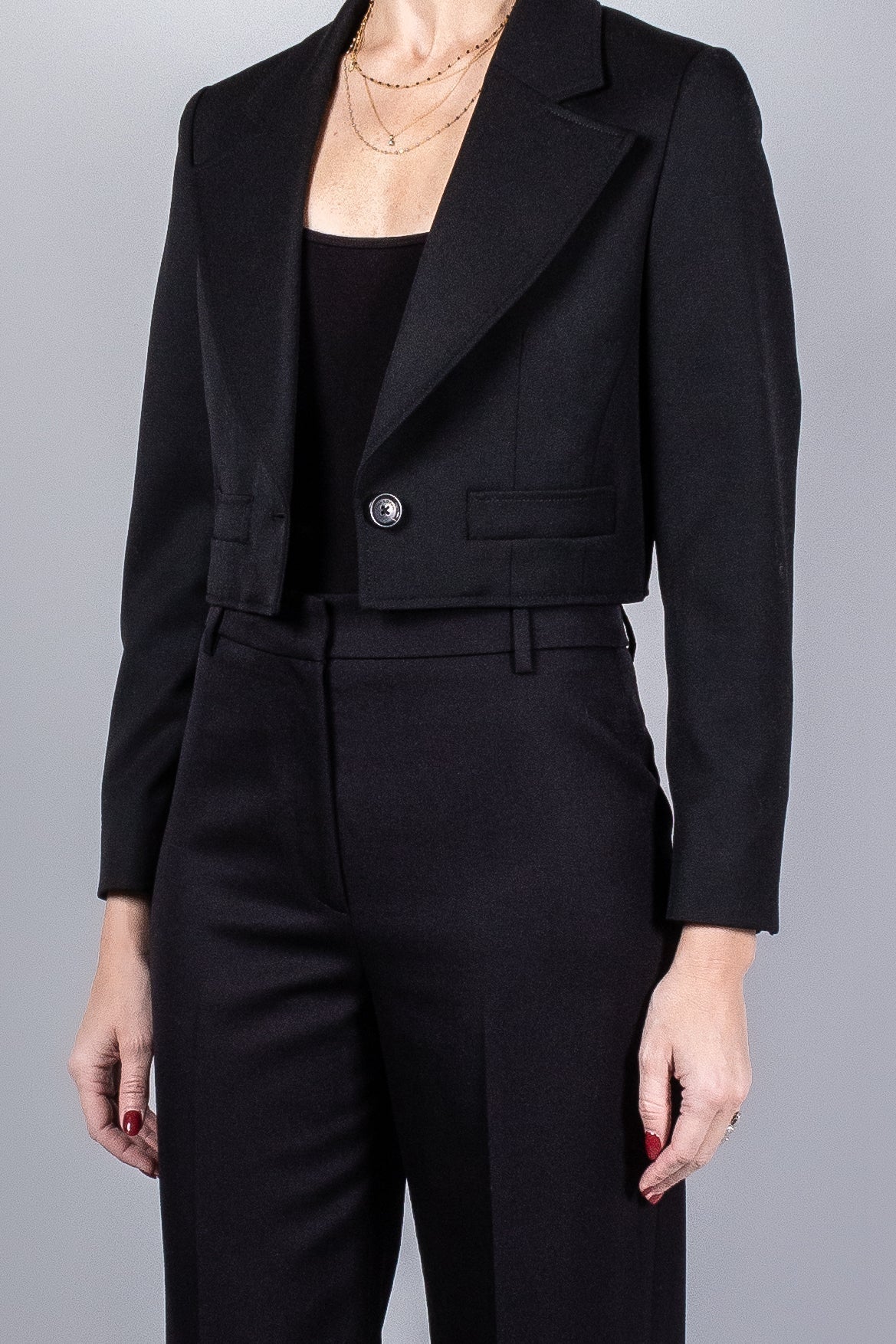 Nili Lotan Belino Cropped Jacket