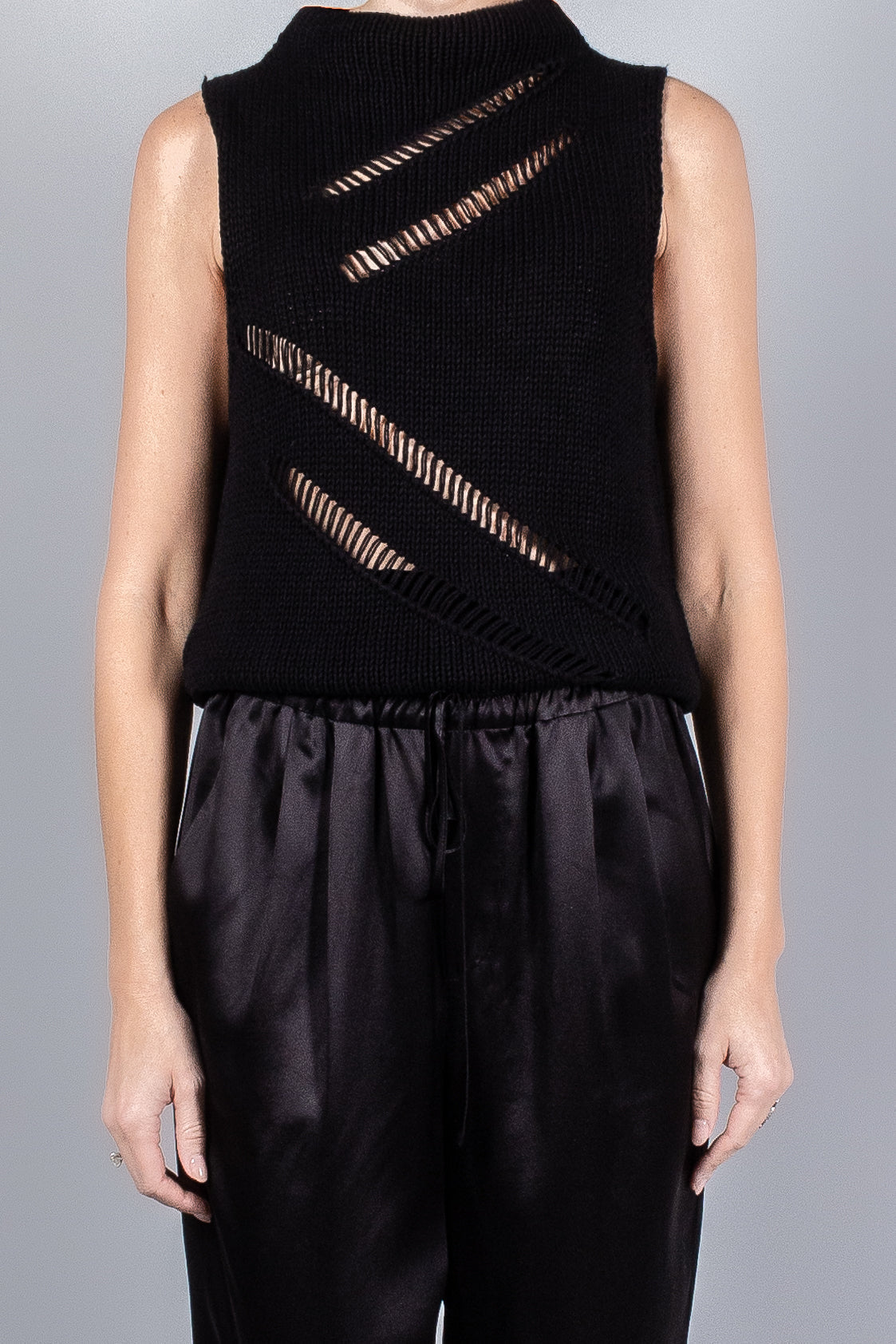 Gauchere Slash Knit Tank