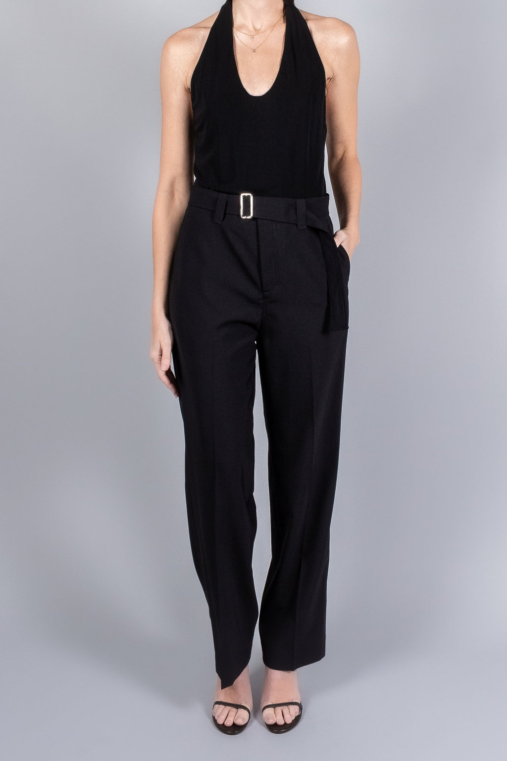 Gauchere Belted Dress Pants