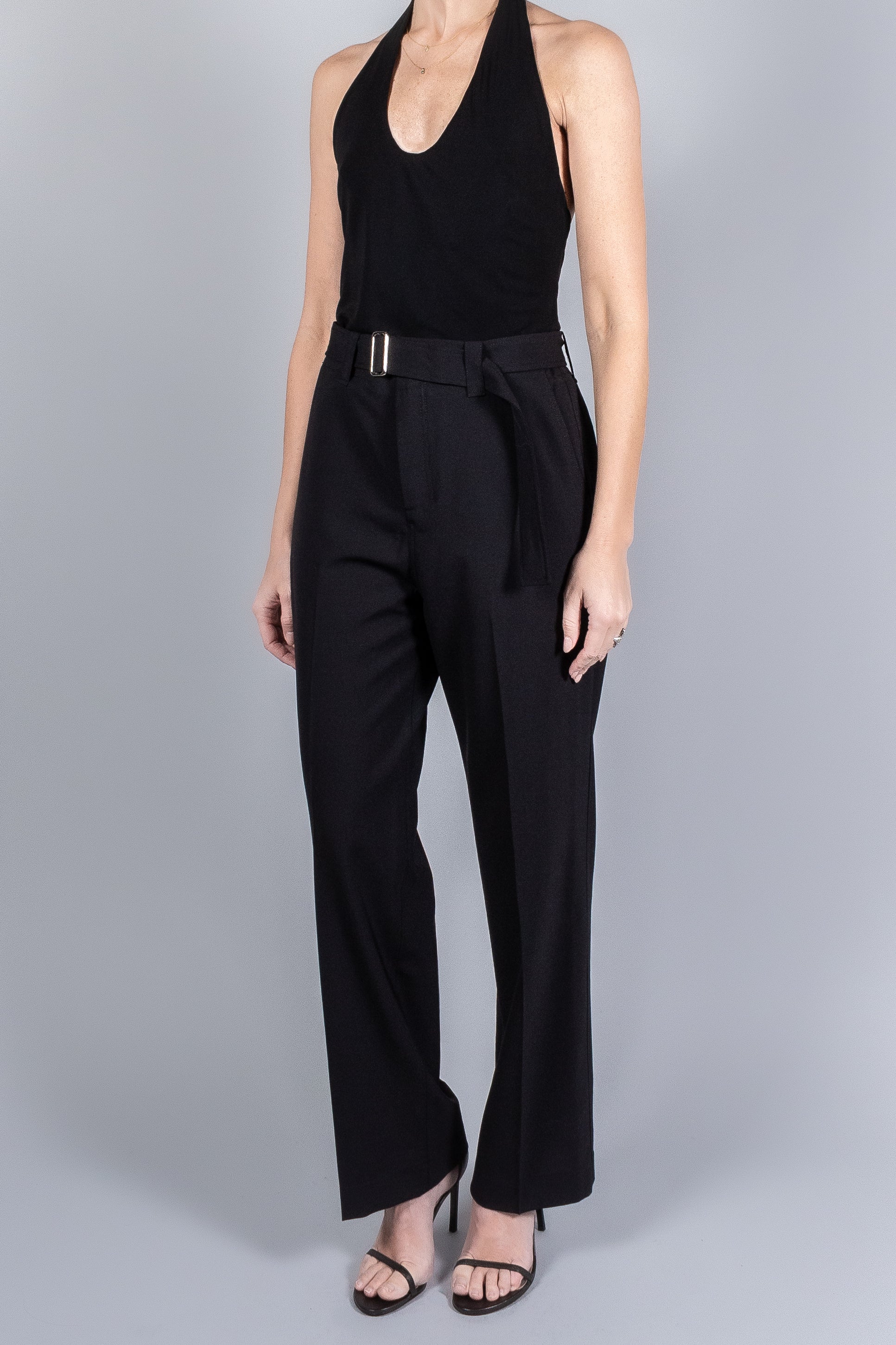 Gauchere Belted Dress Pants