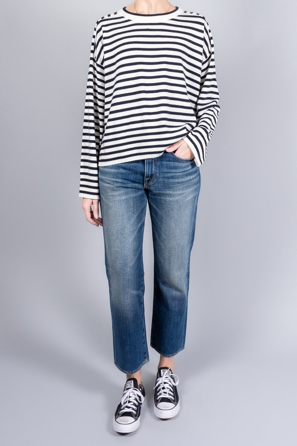 Closed Striped Cashmere Longsleeve