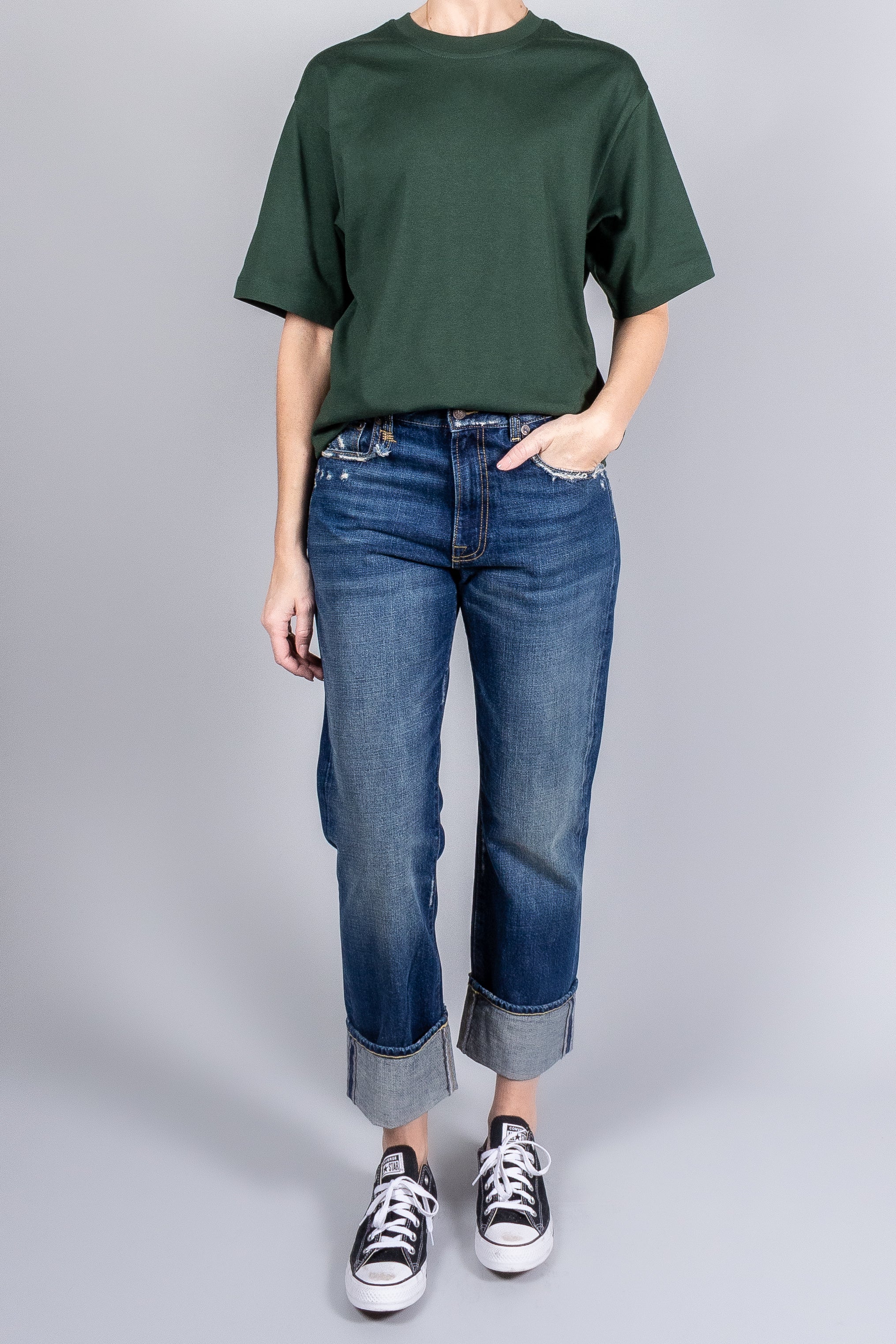 R13 Cuffed Romeo Jean