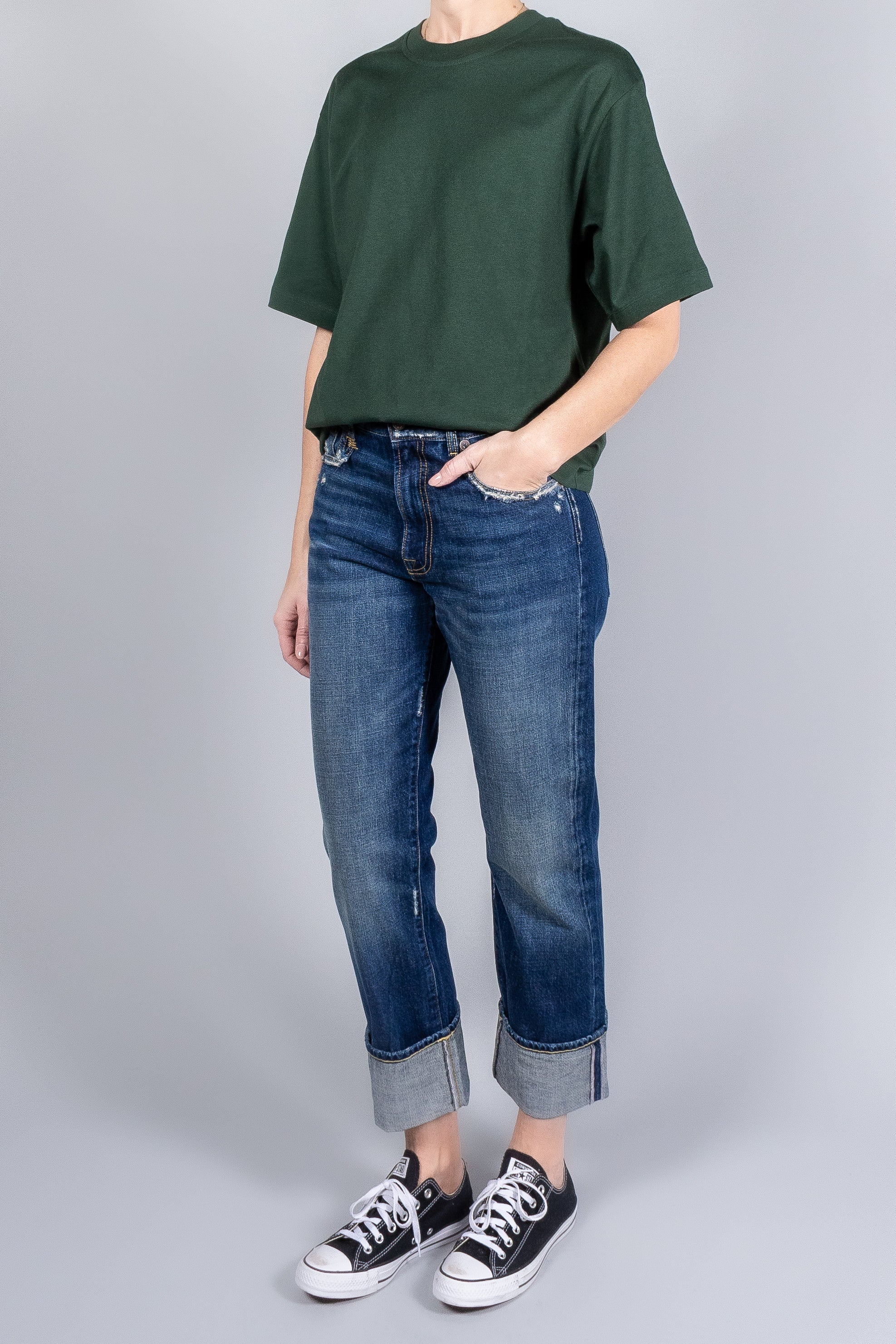 R13 Cuffed Romeo Jean