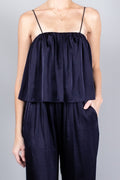 Forte Forte Shiny Cropped Top