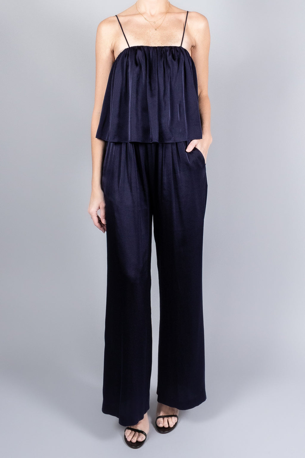 Forte Forte Shiny Cropped Top