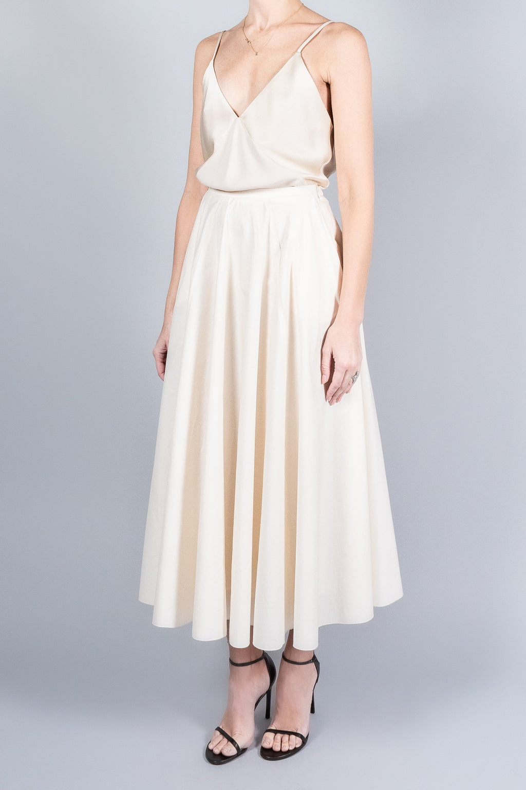 Forte Forte Poplin Paneled Skirt