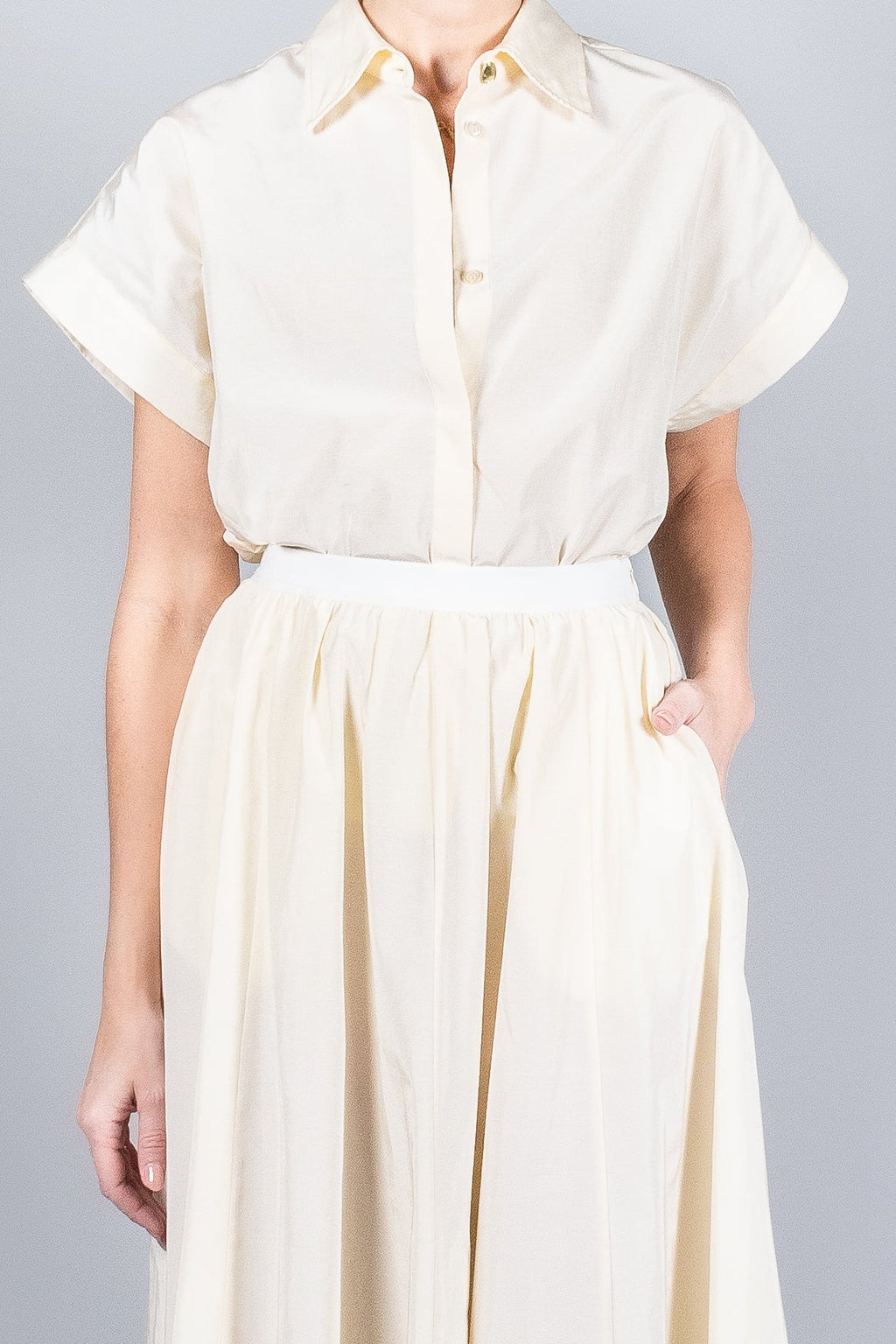 Forte Forte Chic Taffetta Longuette Skirt