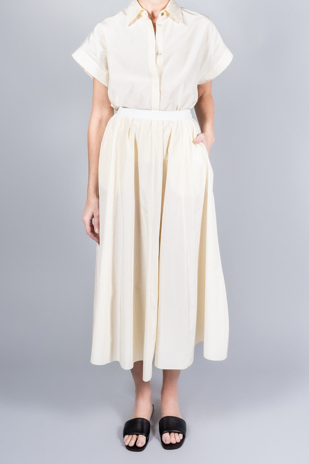 Forte Forte Chic Taffettas Sleeveless Shirt