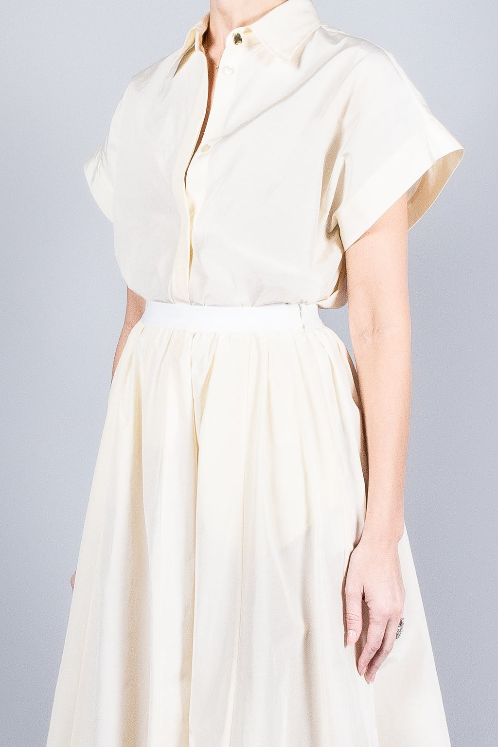 Forte Forte Chic Taffettas Sleeveless Shirt