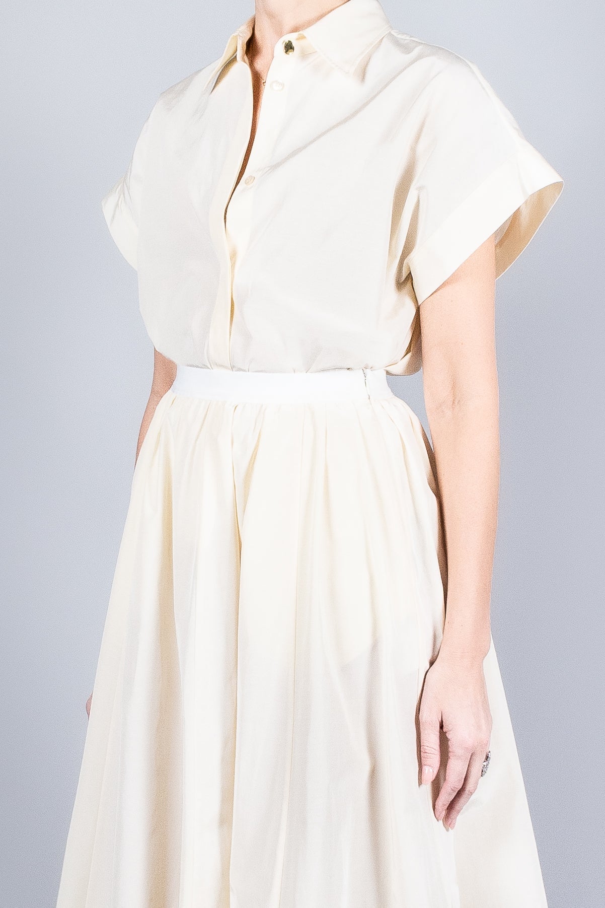 Forte Forte Chic Taffettas Sleeveless Shirt