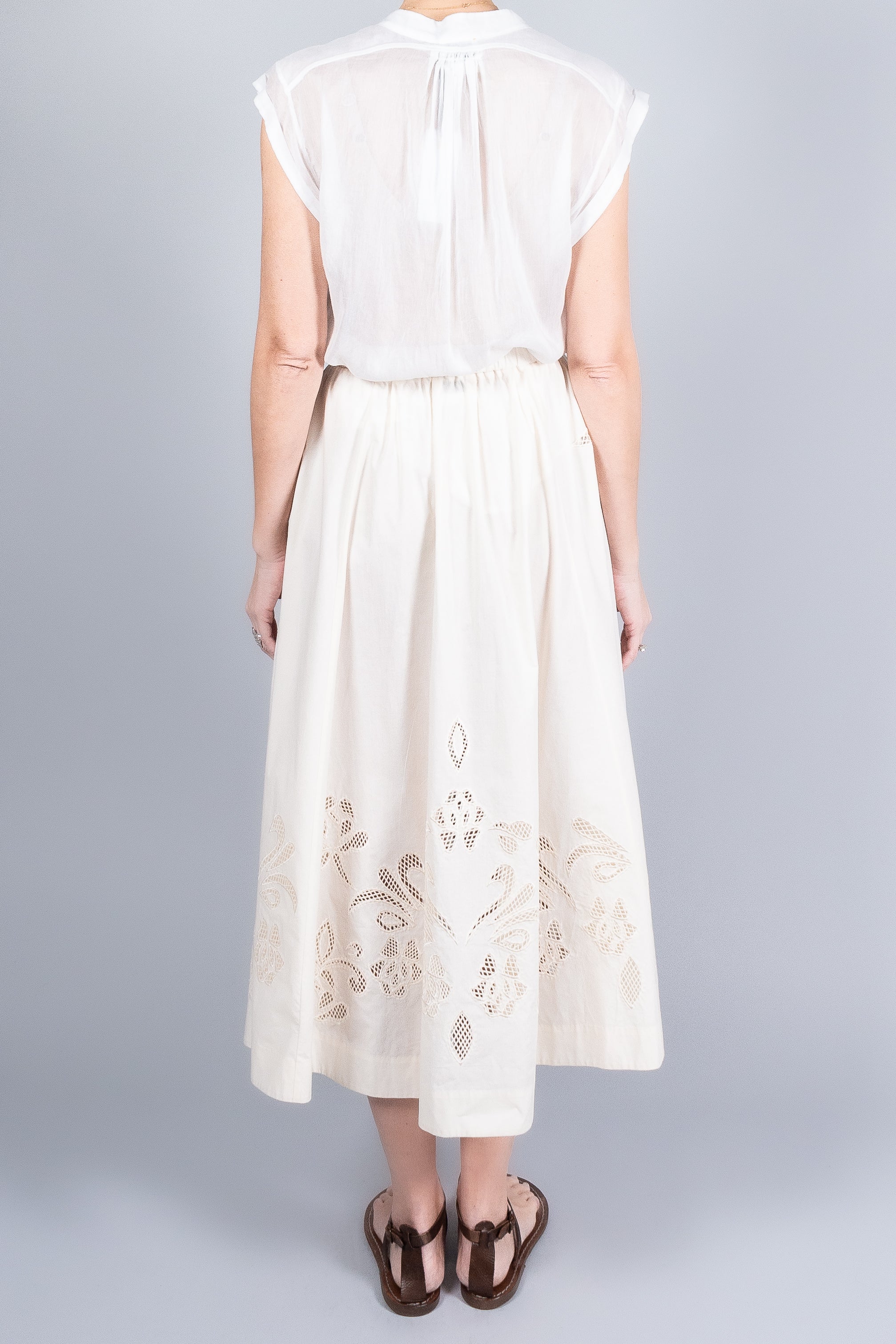 Forte Forte Lunamaris Embroidered Skirt