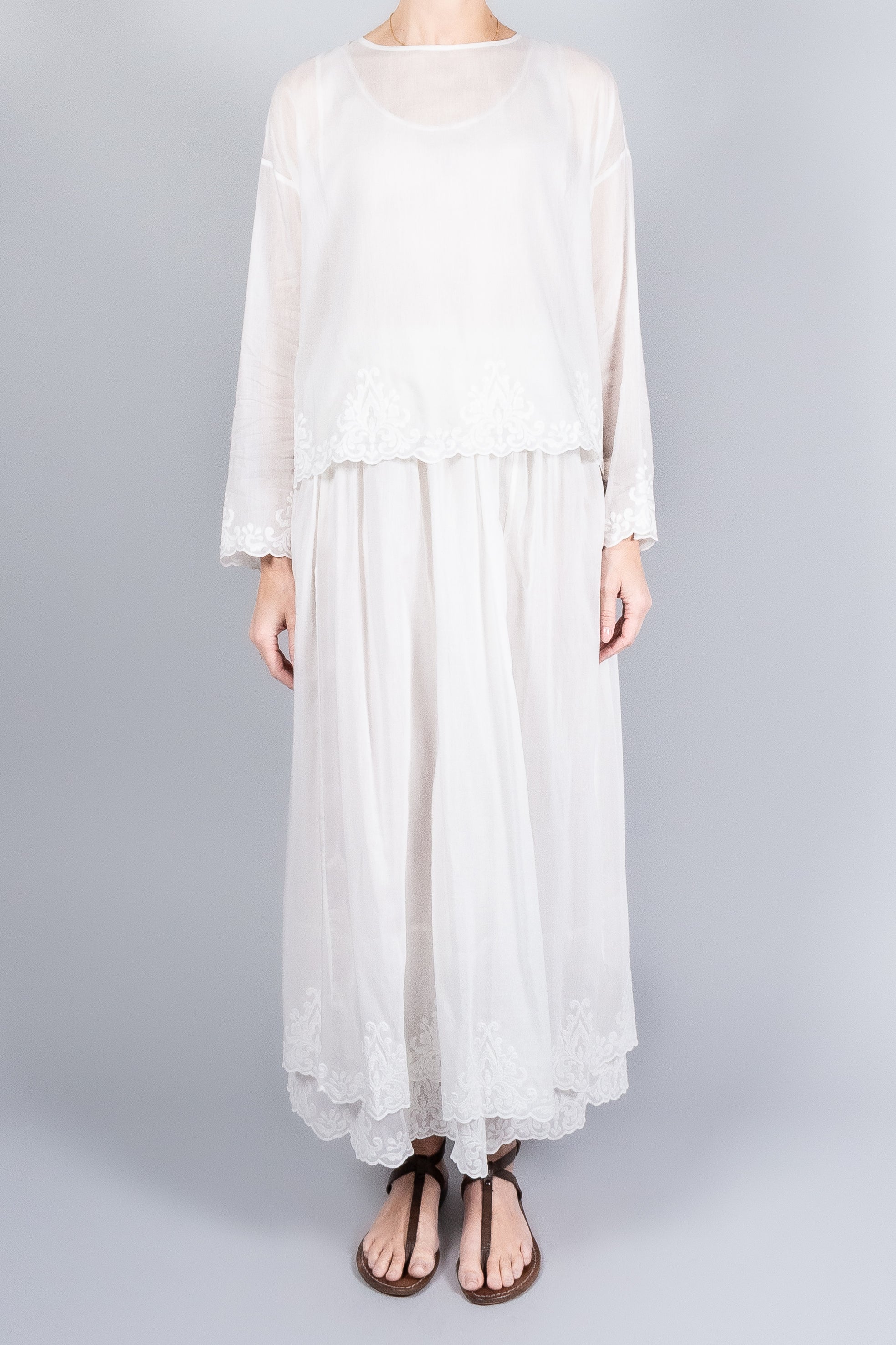 Forte Forte Embroidered Skirt