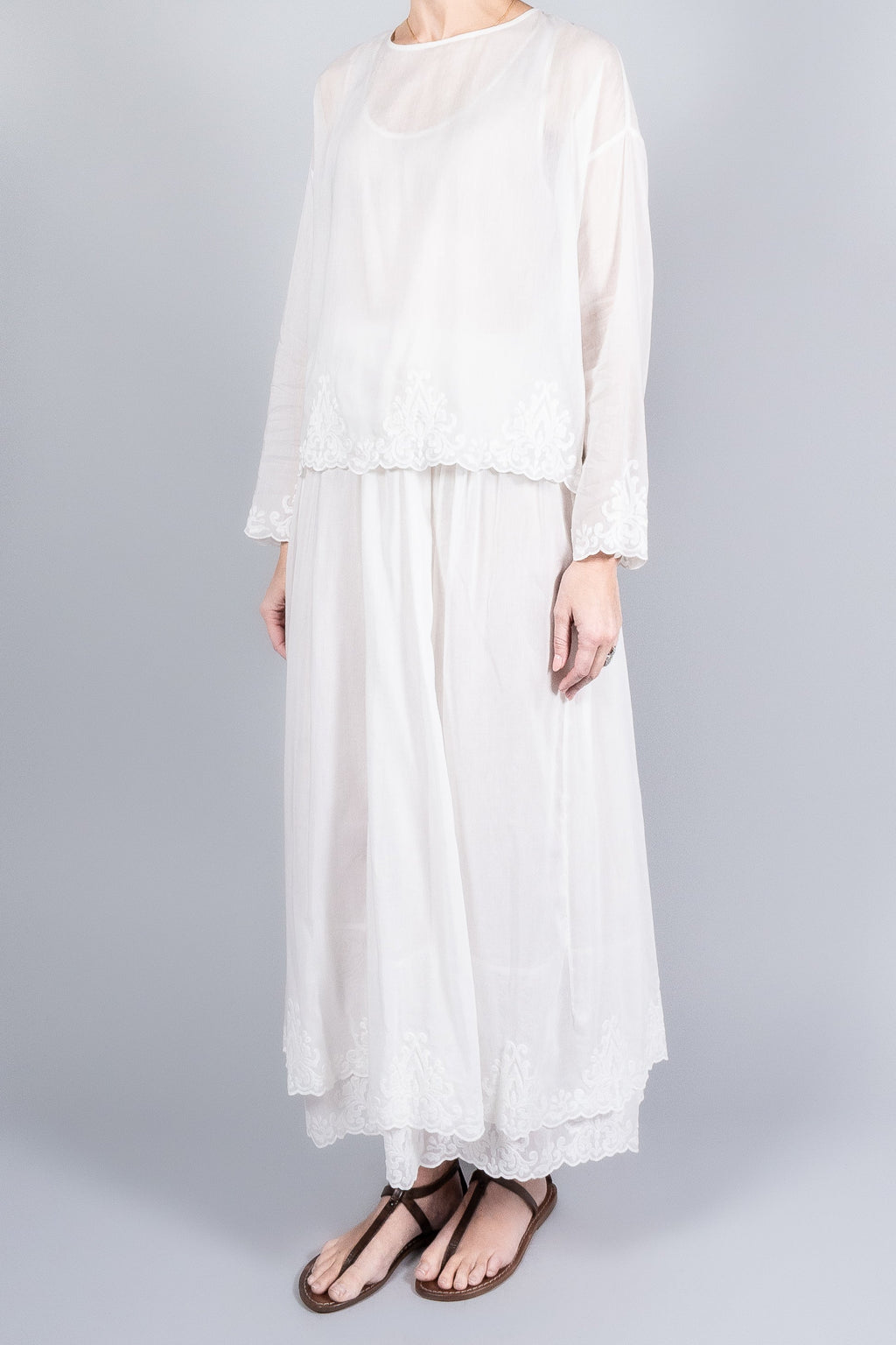 Forte Forte Embroidered Skirt