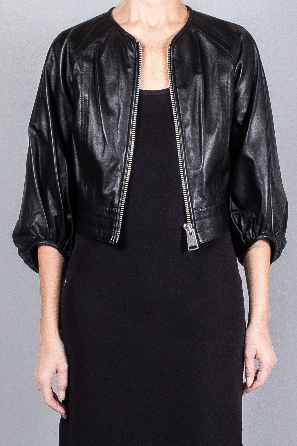 Yigal Azrouel Olive Leather Jacket