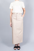 Wardrobe NYC Drill Column Skirt