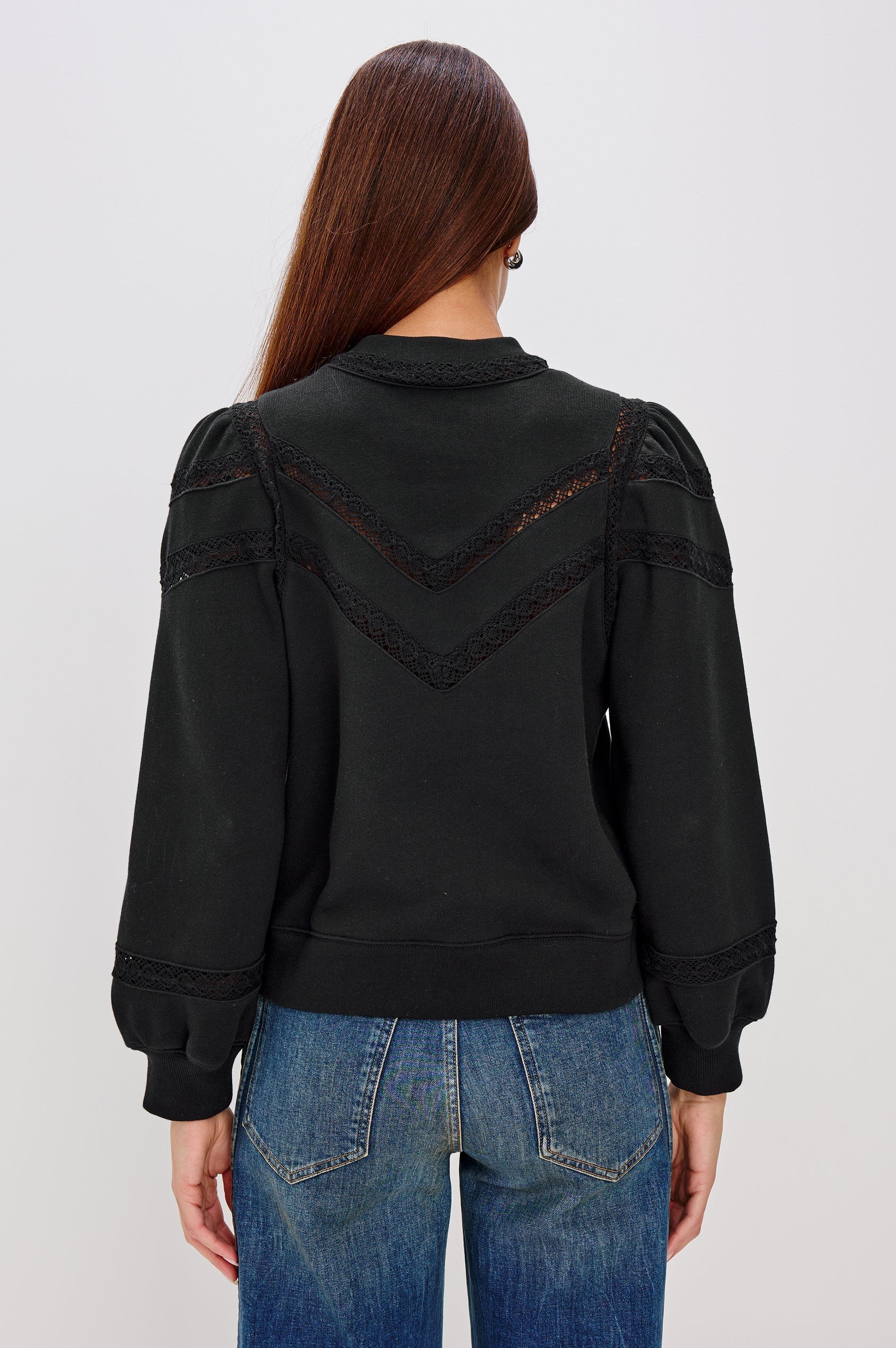 Rails Isles Sweatshirt in Black