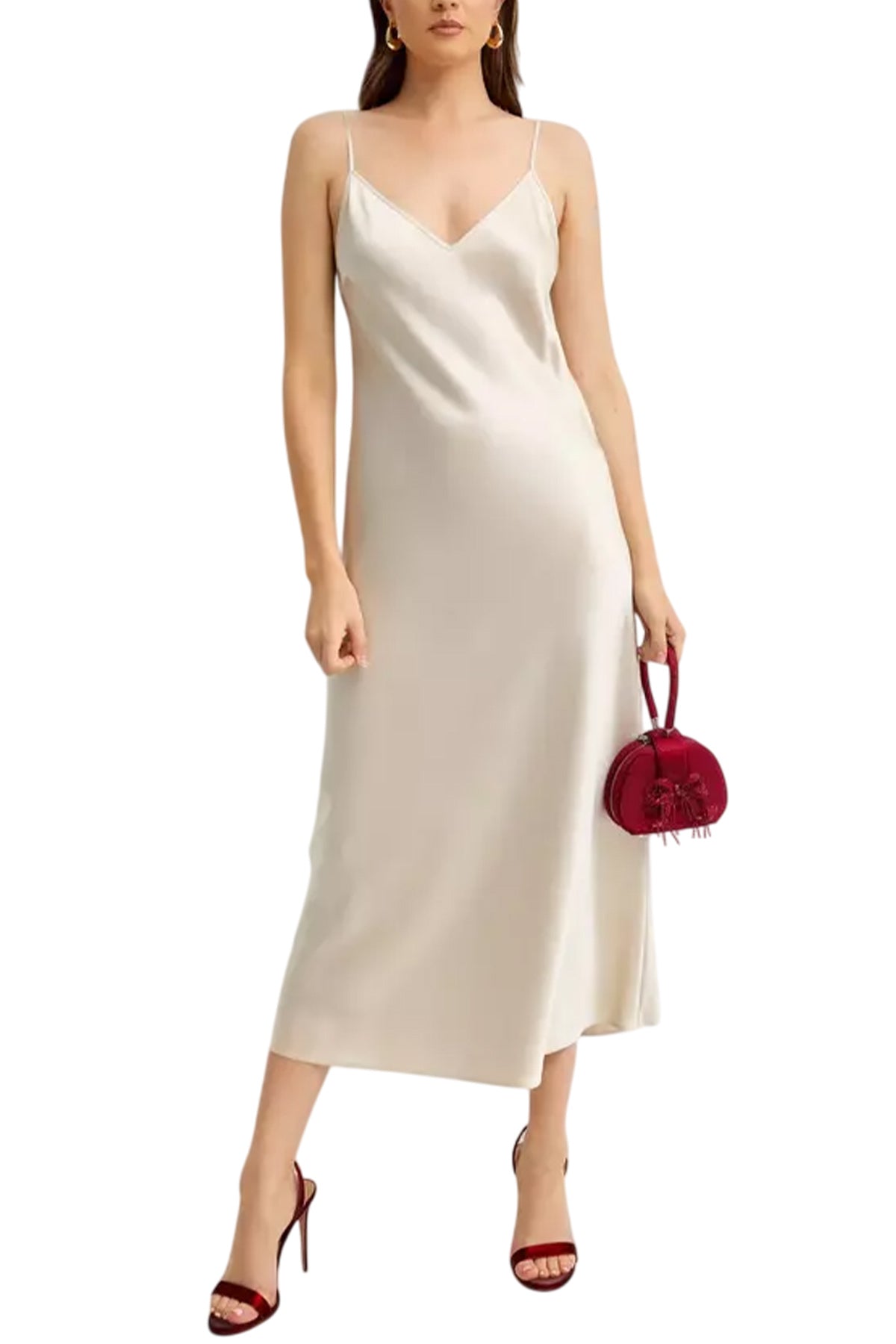 SILK SATIN CLEA DRESS