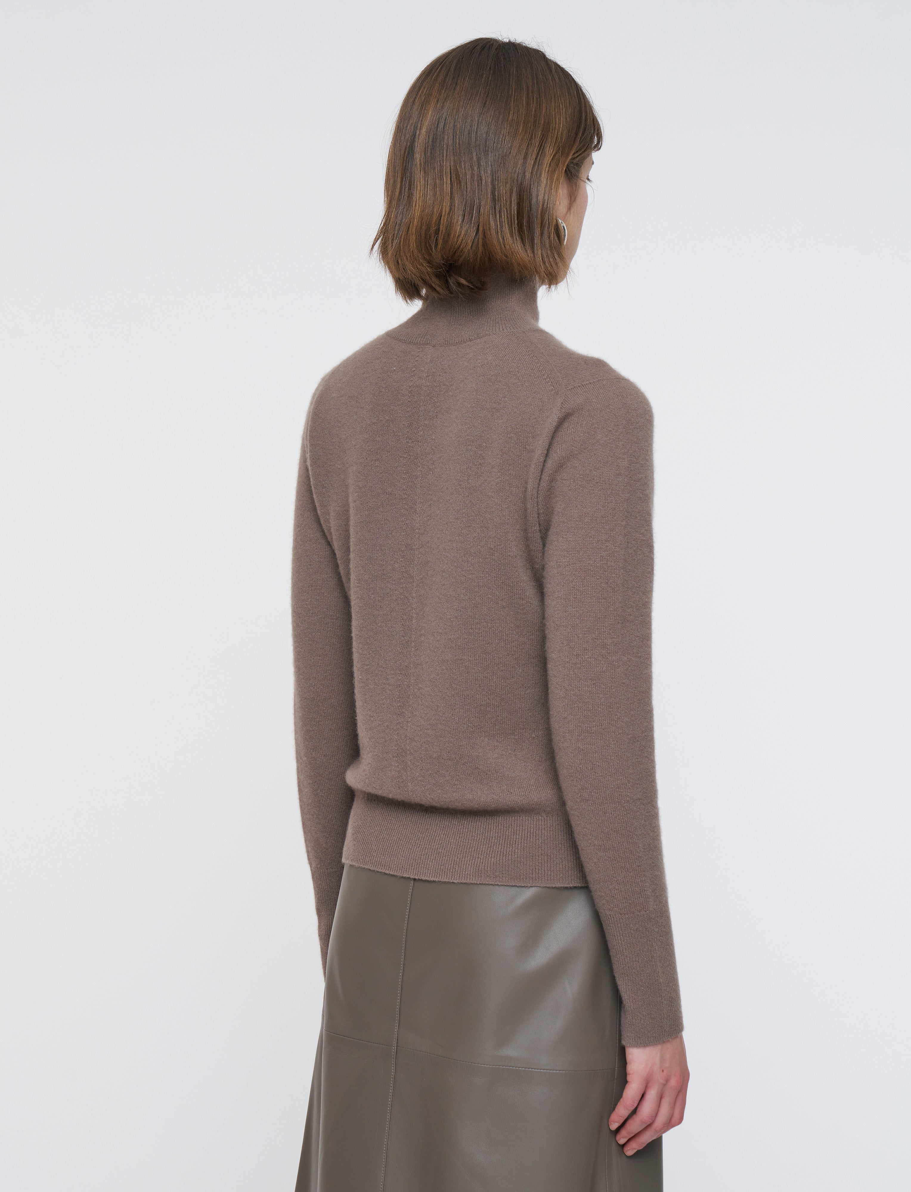 Joseph High Nk Ls-Light Pure Cashmere