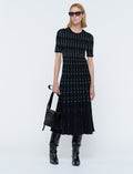 Joseph Dress-Fragmented Stripes