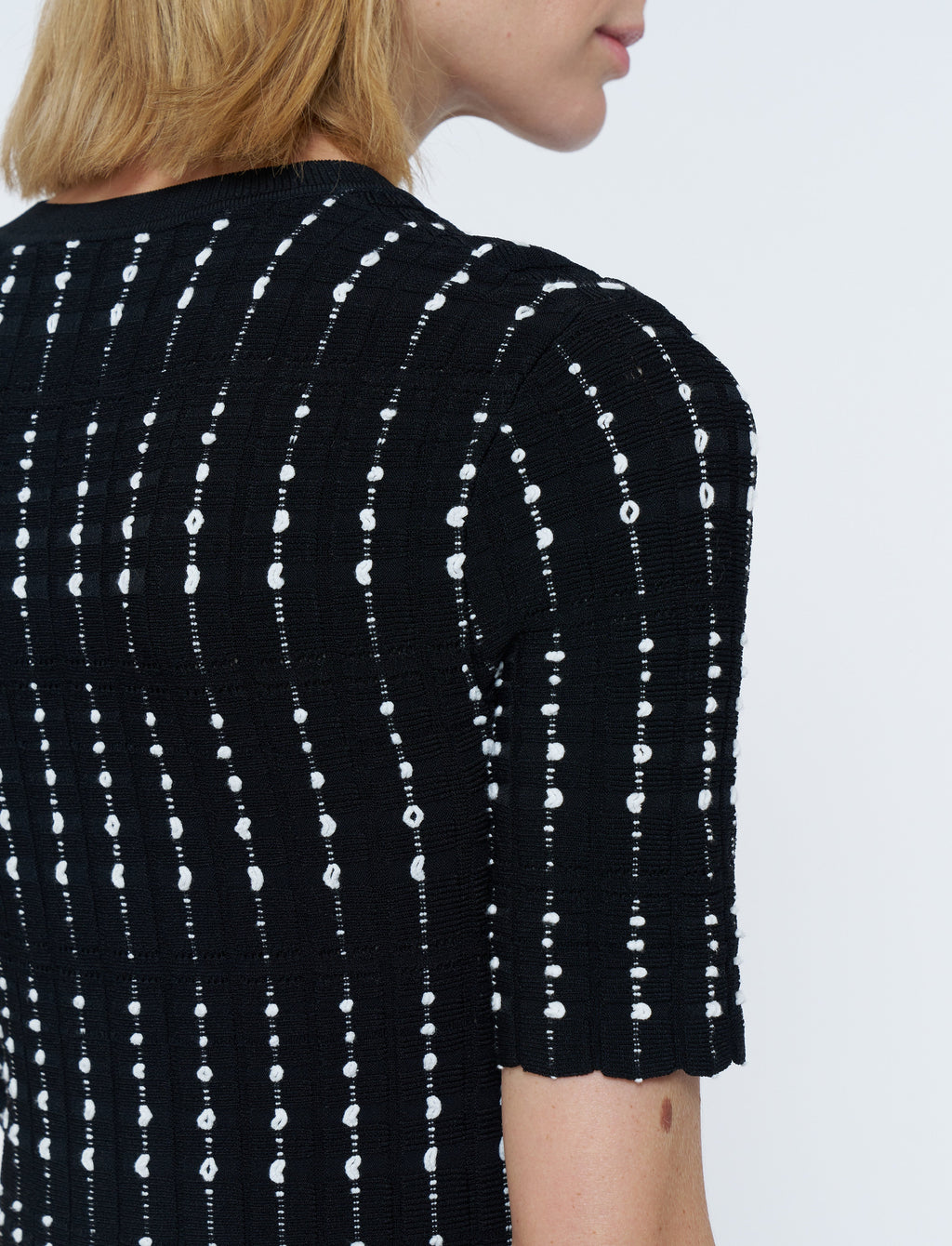 Joseph Dress-Fragmented Stripes