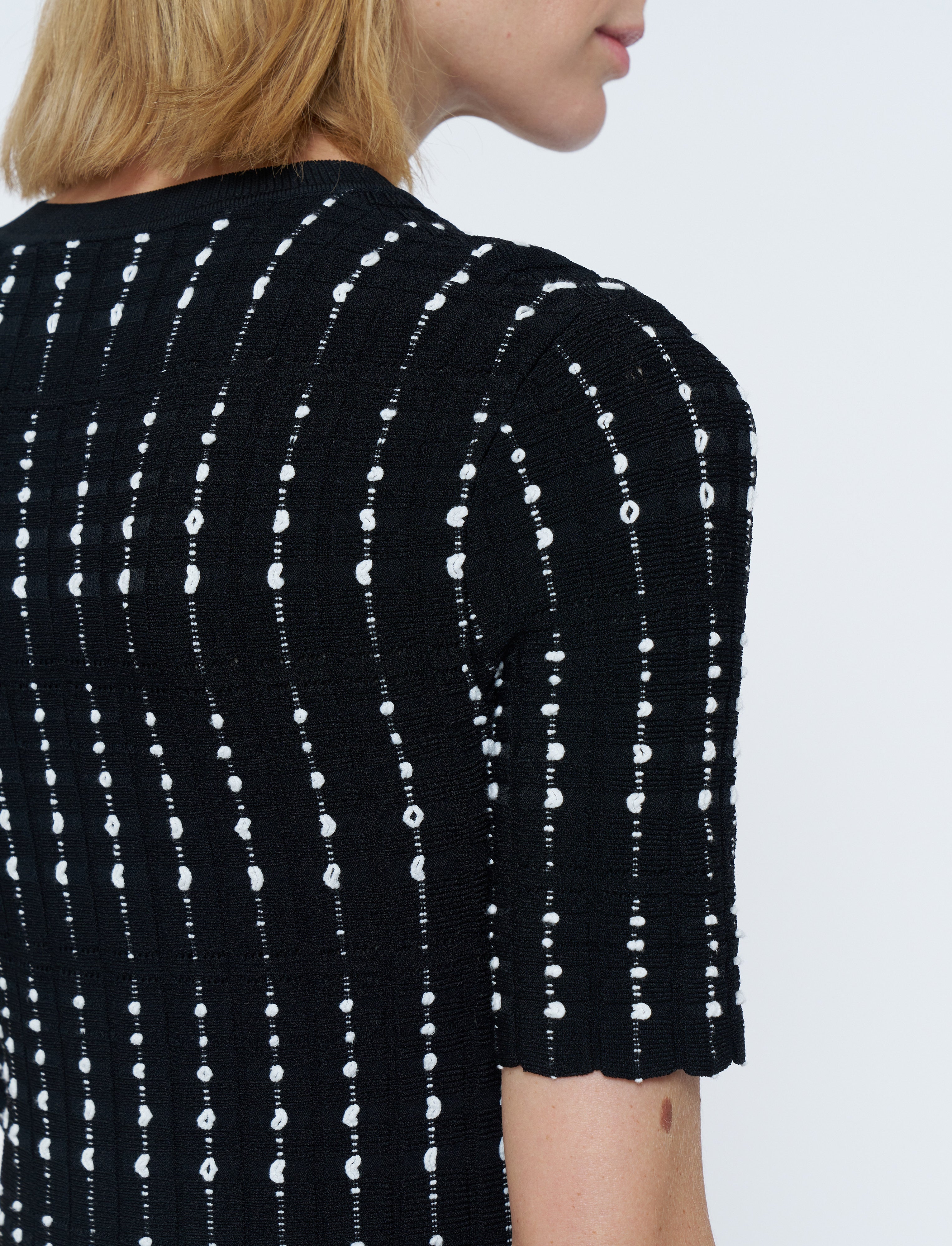 Joseph Dress-Fragmented Stripes